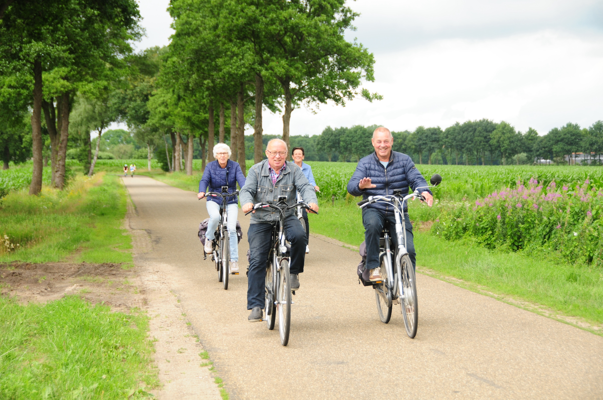 Familietocht, ook voor handbiker